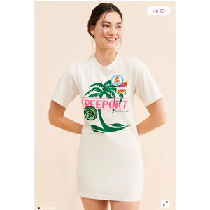 Riley Vintage Traveler's T-Shirt Dress $190 Retail